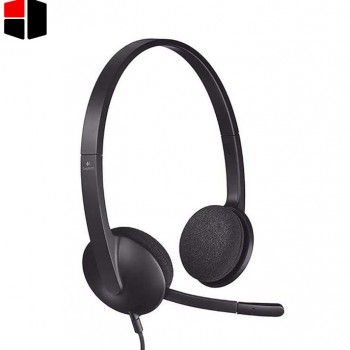 Logitech H340 USB Stereo Computer Headset Noise Cancellation For PC And Mac