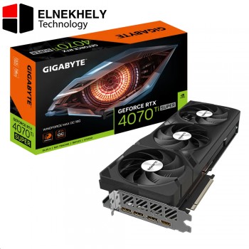 GIGABYTE GeForce RTX 4070 Ti Super WINDFORCE OC 16G Graphics Card, 3X WINDFORCE Fans, 16GB 256-bit GDDR6X, GV-N407TSWF3OC-16GD Video Card