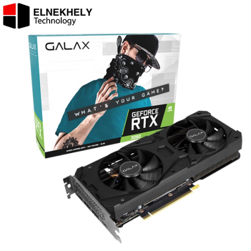 GALAX GeForce RTX 3060 EX (1-Click OC) 12GB GDDR6 Graphics Card