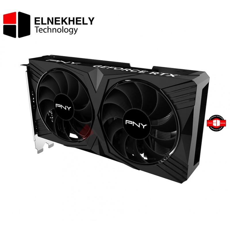 PNY GeForce RTX 4060 8GB Verto Dual Fan Graphics Card DLSS 3 (128-bit, PCIe 4.0, GDDR6, HDMI/DisplayPort, Supports 4k, 2 Slot)