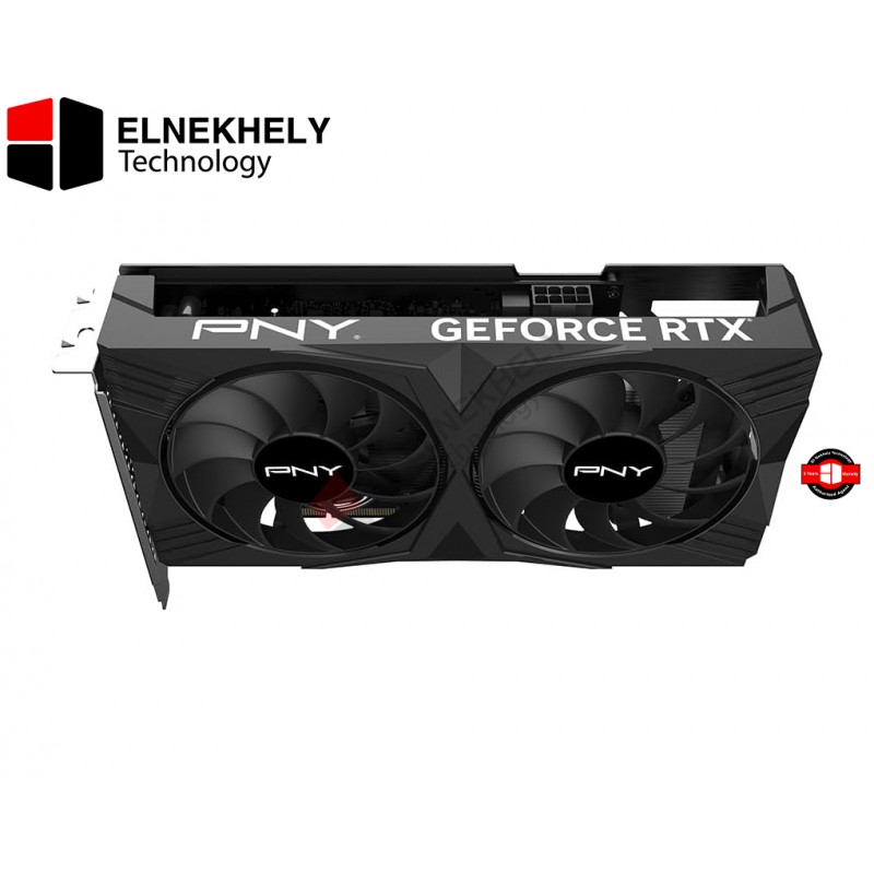 PNY GeForce RTX 4060 8GB Verto Dual Fan Graphics Card DLSS 3 (128-bit, PCIe 4.0, GDDR6, HDMI/DisplayPort, Supports 4k, 2 Slot)