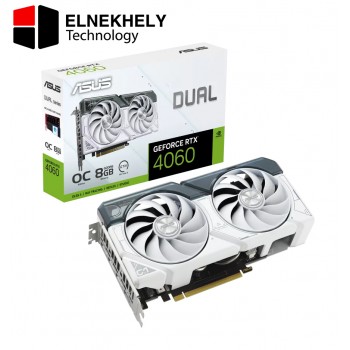 ASUS Dual GeForce RTX™ 4060 OC White Edition 8GB GDDR6 (PCIe 4.0, 8GB GDDR6)