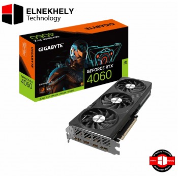 GIGABYTE RTX 4060 GAMING OC 8G Graphics Card — 3x WINDFORCE Fans 8GB