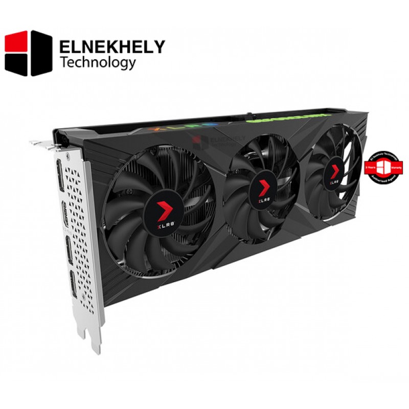 PNY GeForce RTX 4060 8GB XLR8 Gaming VERTO EPIC-X RGB Triple Fan DLSS 3 Graphics Card