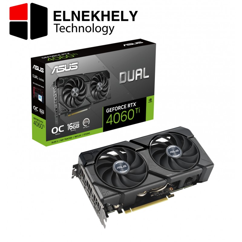 ASUS Dual GeForce RTX™ 4060 Ti 16GB Advanced Edition GDDR6