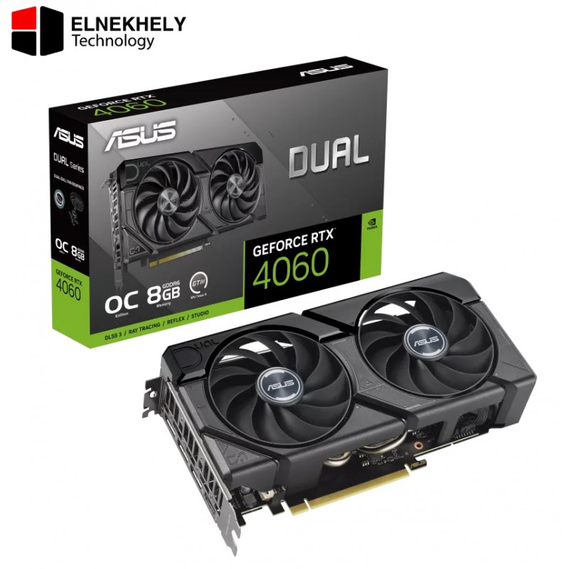 ASUS Dual GeForce RTX™ 4060 EVO OC Edition 8GB GDDR6