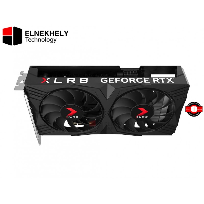 PNY GeForce RTX 4060 8GB XLR8 Gaming Verto Dual Fan OC Graphics Card DLSS 3