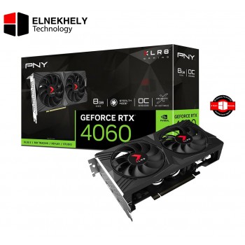 PNY GeForce RTX 4060 8GB XLR8 Gaming Verto Dual Fan OC Graphics Card DLSS 3