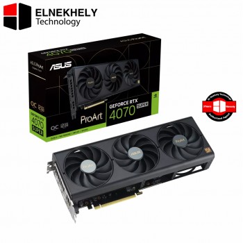 ASUS ProArt GeForce RTX 4070 Super OC Edition Graphics Card PCIe 4.0 12GB GDDR6X