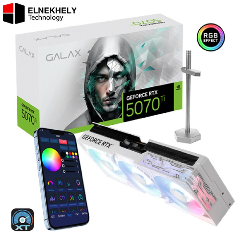 GALAX GeForce RTX™ 5070 Ti 1-Click OC White 16GB GDDR7 256-bit DP2.1b*3/HDMI 2.1b/DLSS 4