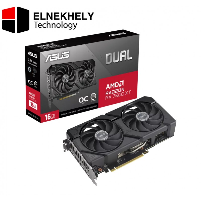 ASUS Dual Radeon  RX 7600 XT OC Edition 16GB GDDR6