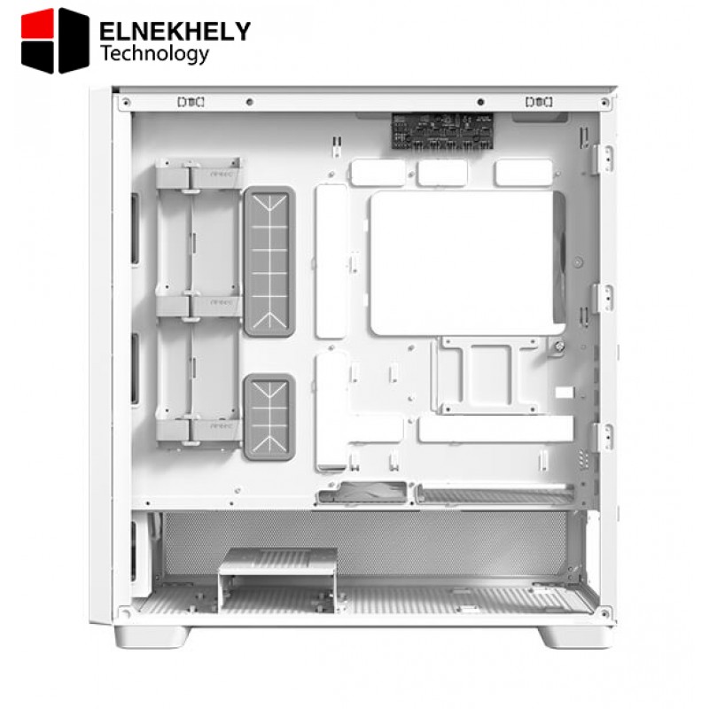 Case Antec Flux Mesh 5 Fan 3*120M Mid Tower White