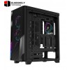 GIGABYTE AORUS C500 Glass – Black Mid Tower PC Gaming Case, Tempered Glass, USB Type-C, 4X ARBG Fans Included