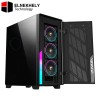 GIGABYTE AORUS C500 Glass – Black Mid Tower PC Gaming Case, Tempered Glass, USB Type-C, 4X ARBG Fans Included