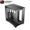 Antec C8 Black Case, Fans not Included, RTX 40 Compatible, Dual-Chamber, tooless Design, Type-C, 360mm Radiator Support, Seamless Tempered Glass Front & Side Panels, High Airflow Full-Tower E-ATX PC Case