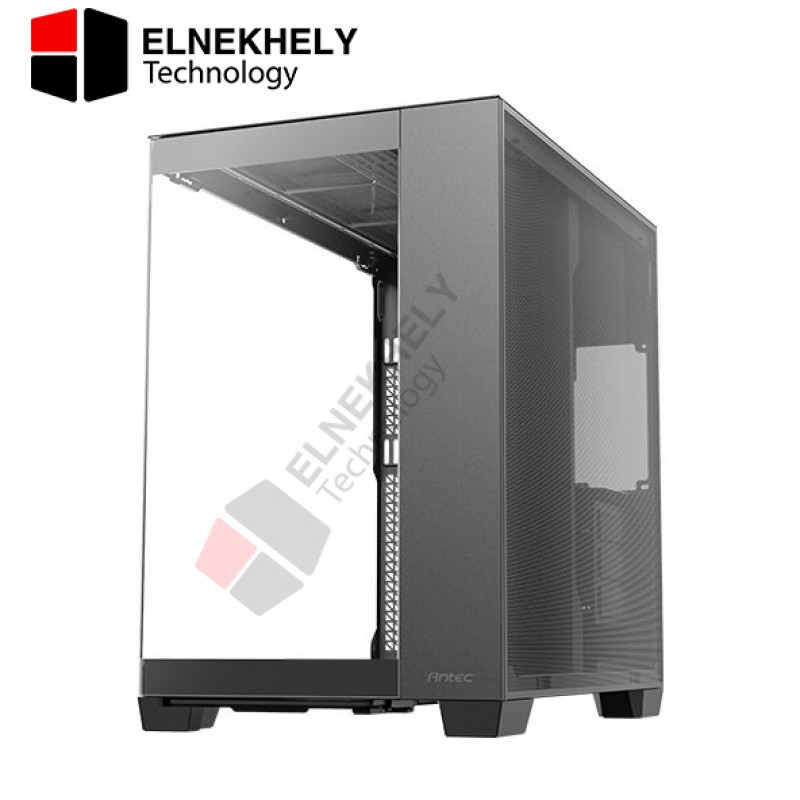 Antec C8 Black Case, Fans not Included, RTX 40 Compatible, Dual-Chamber, tooless Design, Type-C, 360mm Radiator Support, Seamless Tempered Glass Front & Side Panels, High Airflow Full-Tower E-ATX PC Case