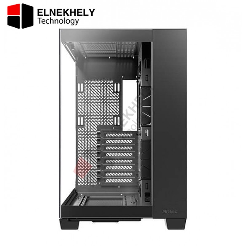 Antec C8 Black Case, Fans not Included, RTX 40 Compatible, Dual-Chamber, tooless Design, Type-C, 360mm Radiator Support, Seamless Tempered Glass Front & Side Panels, High Airflow Full-Tower E-ATX PC Case