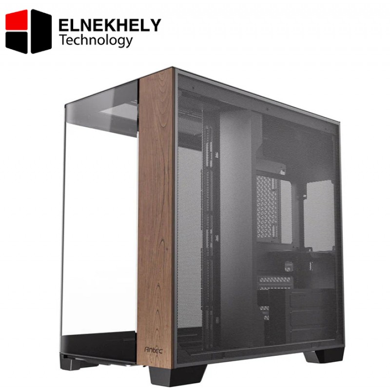 Antec C8 Curve Wood, Fans not Included, Wooden Front Panel, Super Wide Angle Single Curved Glass