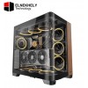 Antec C8 Curve Wood, Fans not Included, Wooden Front Panel, Super Wide Angle Single Curved Glass