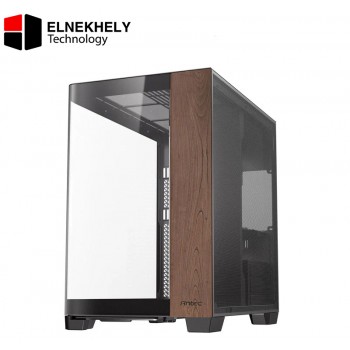 Antec C8 Curve Wood, Fans not Included, Wooden Front Panel, Super Wide Angle Single Curved Glass