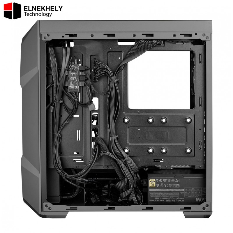 Cooler Master TD500 MAX ATX Mid-Tower Case, Custom Atmos 360 MAX AIO, GX II Gold 850W ATX 3.0 PSU, Mobius 120P ARGB PWM Fan, Type C, Two-Stage Power Connector, Pre-Routed Cable Management