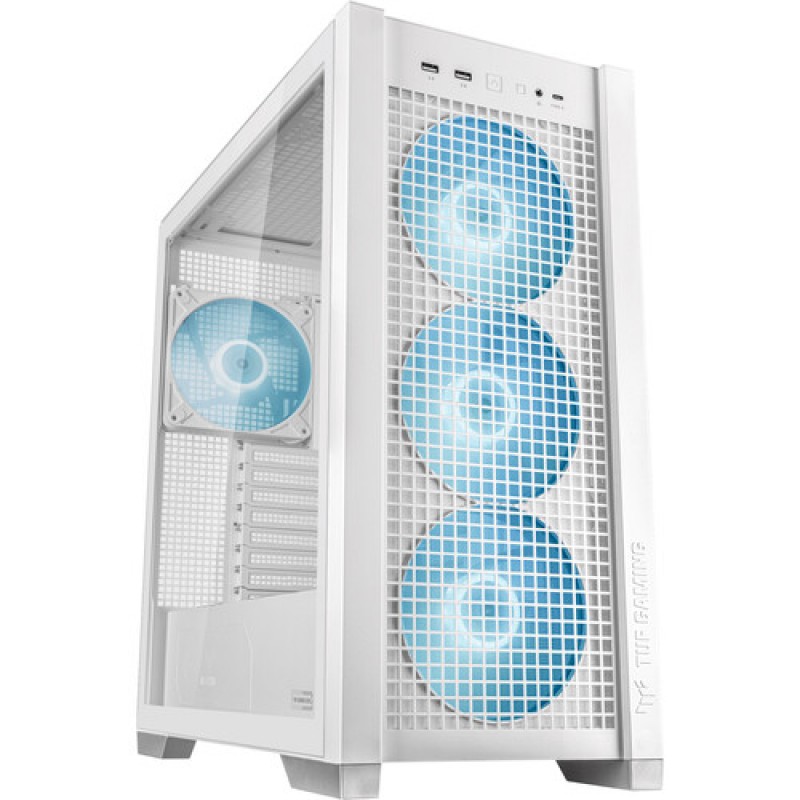 Asus TUF Gaming GT302 ARGB ATX Mid-Tower Case,white