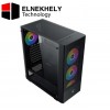 XIGMATEK HERO II AIR 4-FAN RGB CASE + Z-POWER II Z650 - 500W PSU