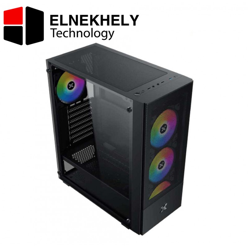 XIGMATEK HERO II AIR 4-FAN RGB CASE + Z-POWER II Z650 - 500W PSU