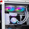 Cooler Master Master liquid PL240 FLUX ARGB -LGA 1700 - White