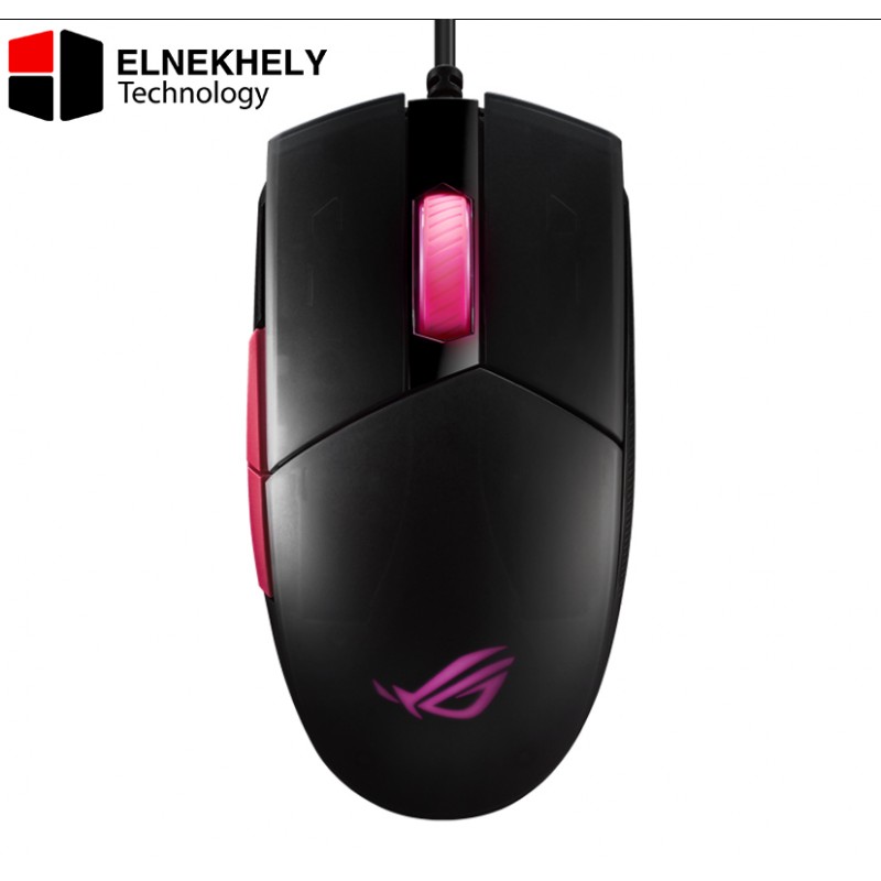 ASUS ROG Strix P512 Impact II Electro Punk MOUSE 6 200 dpi RGB lighting ROG peripherals