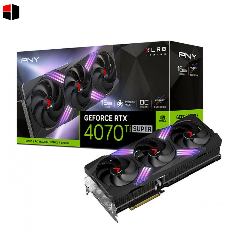 PNY GeForce RTX 4070 Ti SUPER 16GB XLR8 Gaming VERTO